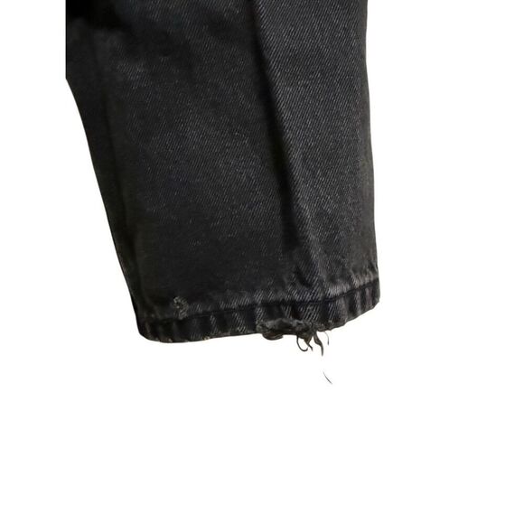 Vintage Levis 545 Jeans 32 X 30 90s Dark Wash Straight Loose Black Brown Tab Y2K - Picture 5 of 8